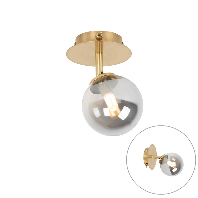 Vidiecky bodový zlatý nastaviteľný s dymovým sklom - Atény Vidiecky bodový zlatý nastaviteľný s dymovým sklom - Atény