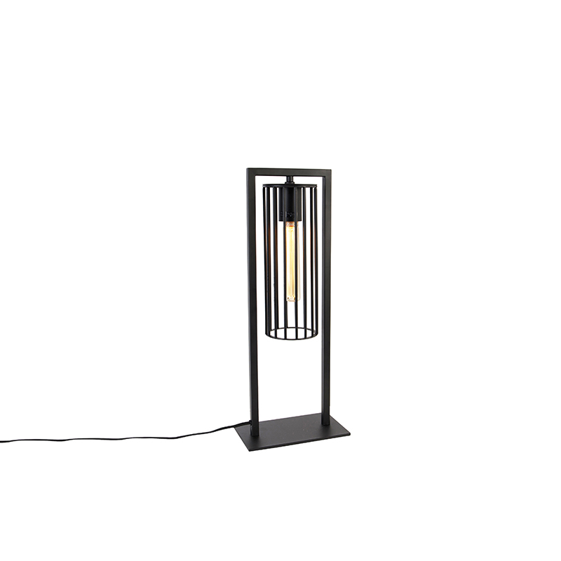 Lampă de masă modernă neagră - Balenco Wazo