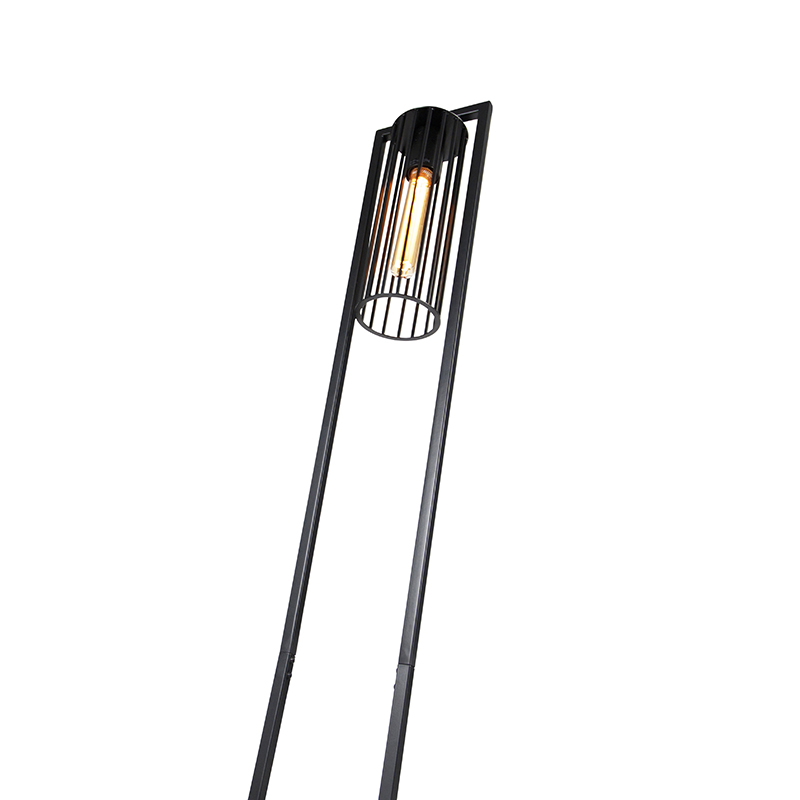Lampada da terra moderna nera - Balenco Wazo