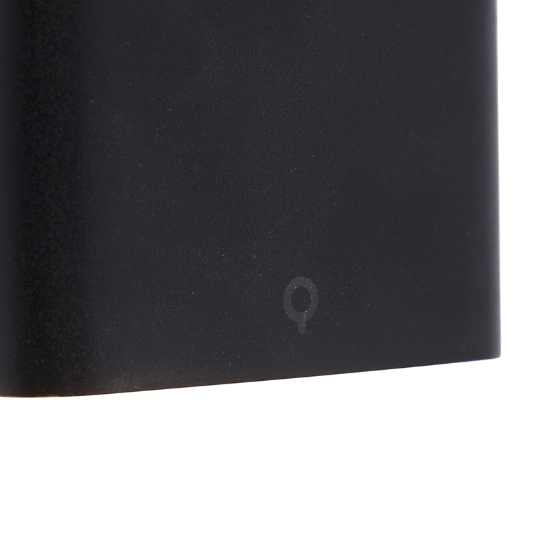 Modern Outdoor Wall Light Black 11.5 cm incl. LED IP65 - Batt