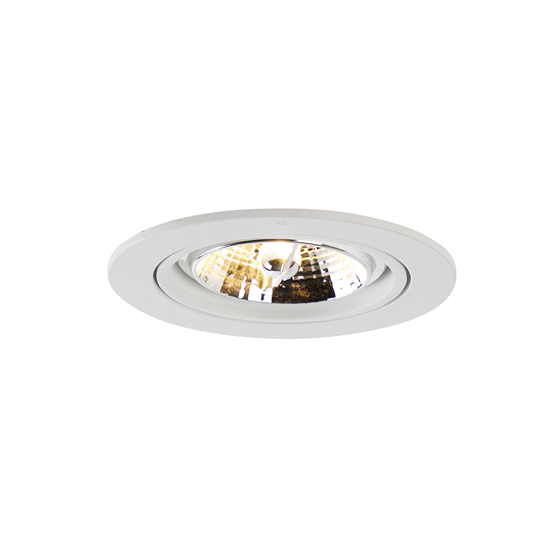 spot encastrable moderne blanc inclinable ar70 - cisco