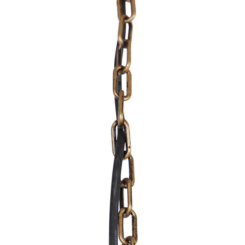 Classic Outdoor Pendant Light Antique Gold IP44 - Capital