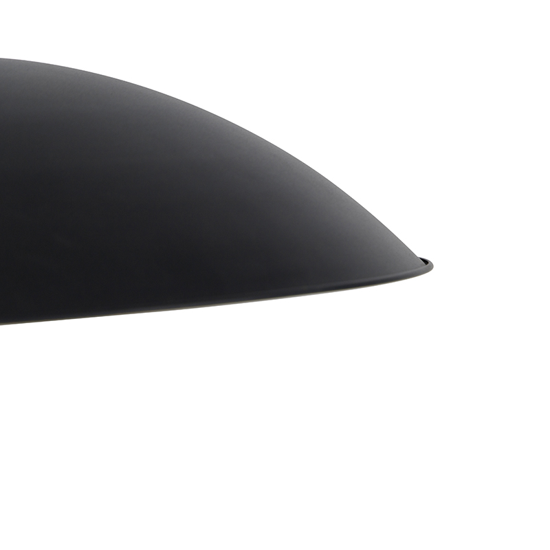 suspension vintage noire avec or 60 cm - emilienne novo