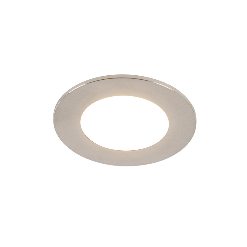 Zapustené bodové čierne vrátane LED 3-stupňového stmievania IP65 - Blanca