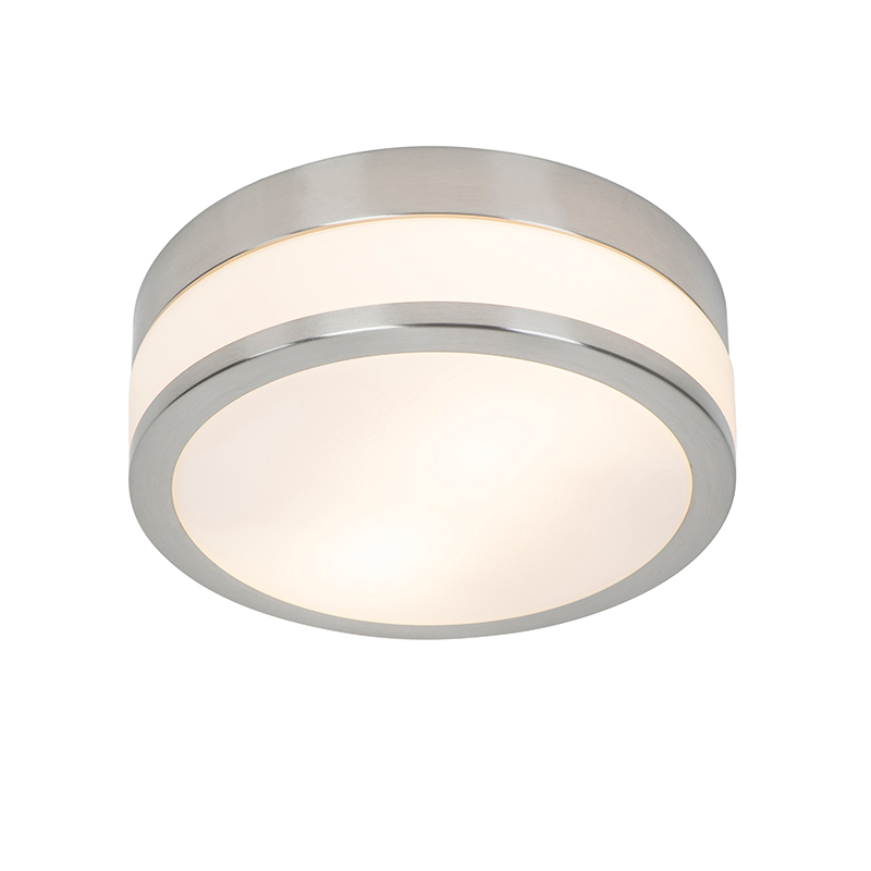 Klassieke plafondlamp staal 28 cm - Flavi Klassieke plafondlamp staal 28 cm - Flavi