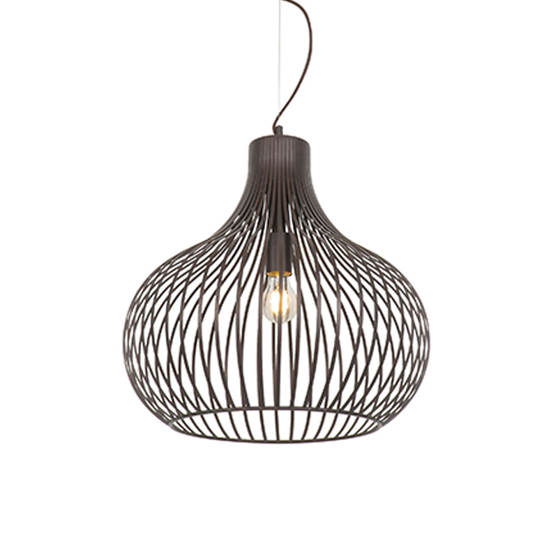 QAZQA Moderne hanglamp bruin 48 cm - Frances