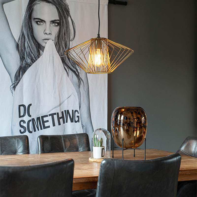 Design hanglamp messing - Stiel Design hanglamp messing - Stiel