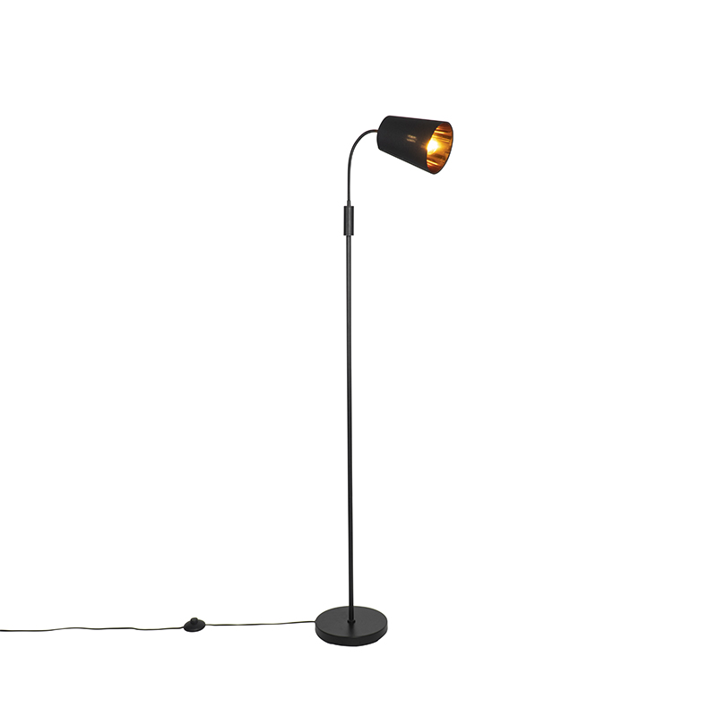 lampadaire moderne noir - carmen