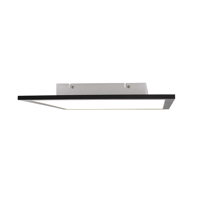 LED Panel Black 40 cm Incl. LED with Remote Control - Live