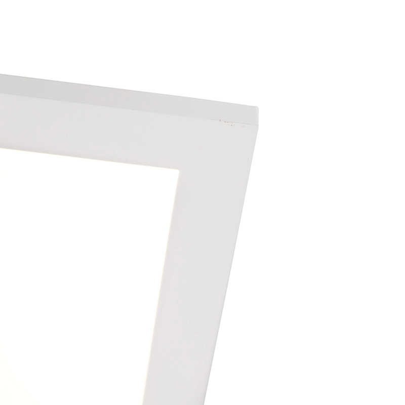 Modern LED Panel White 40 cm Incl. LED 4-Step Dimmable - Liv