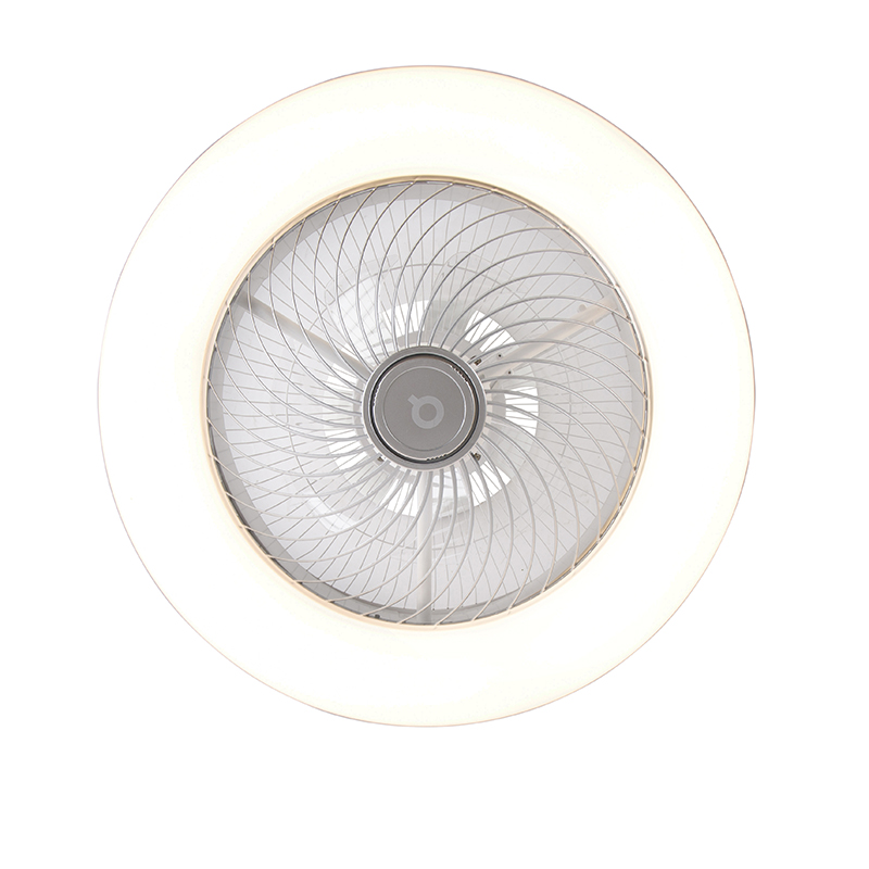 ventilateur de plafond argent avec led avec télécommande - clima