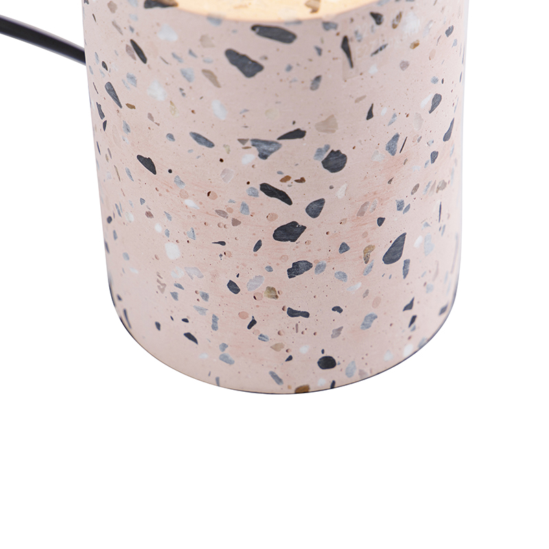 lampe de table design en granit rose - baranda