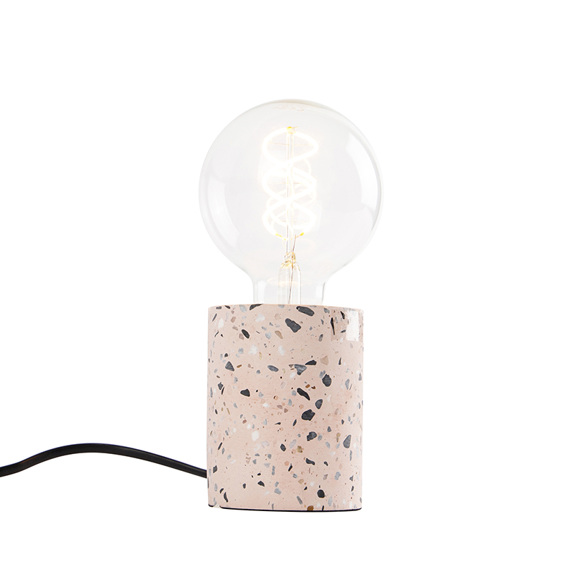 lampe de table design en granit rose - baranda