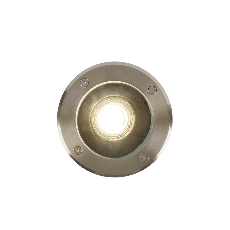 Foco empotrado de suelo inteligente de acero inoxidable con WiFi GU10 IP65 - Delux