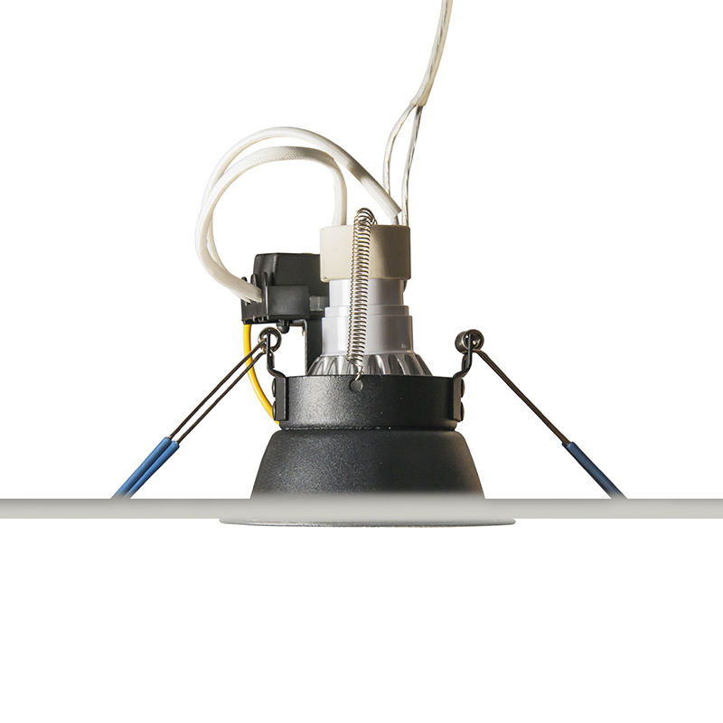Moderner smarter Einbaustrahler schwarz inkl. WiFi GU10 - Dept