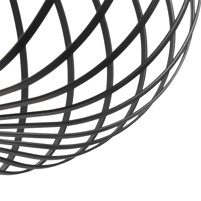 Lampada a sospensione di design nera - Johanna