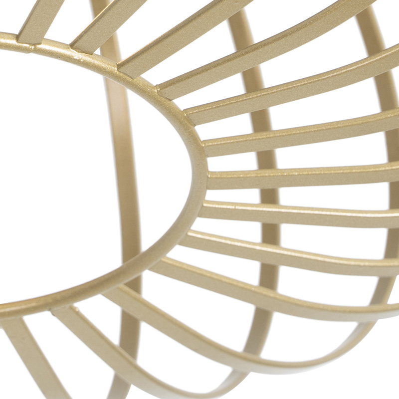 plafonnier design doré 39 cm - johanna