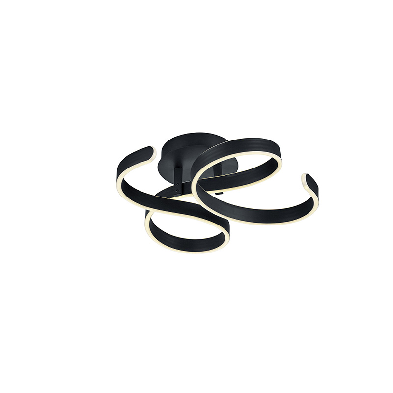 Stropné svietidlo antracitové vrátane LED 3-stupňového stmievania - Frank