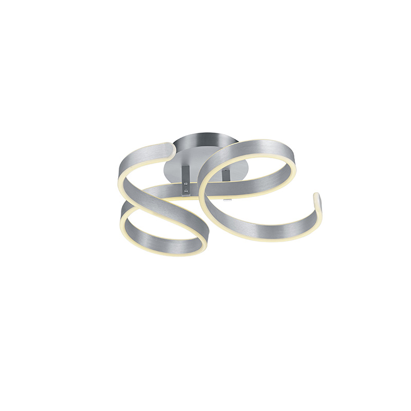 Dizajnové stropné svietidlo z ocele vrátane LED 3-stupňového stmievania - Frank