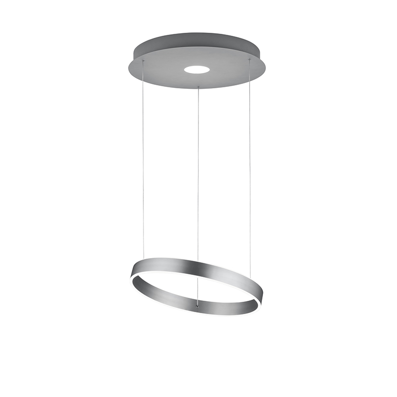 Design hanglamp staal incl. LED 3-staps dimbaar - Jeroen Design hanglamp staal incl. LED 3-staps dimbaar - Jeroen