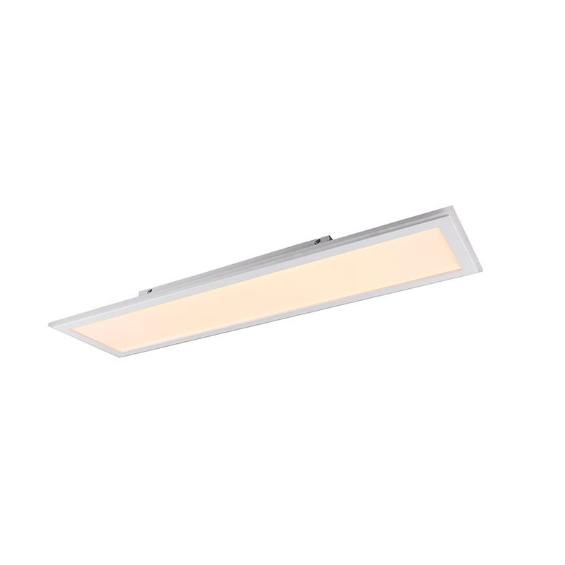 Plafondlamp wit 100 cm incl. LED RGB afstandsbediening - Anke Plafondlamp wit 100 cm incl. LED RGB afstandsbediening - Anke