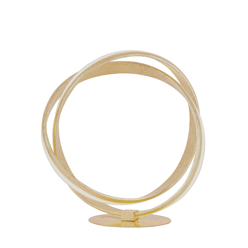 Design bordslampa guld inkl. LED och dimmer - Belinda