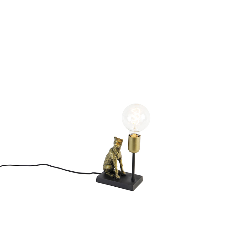 Lampada da tavolo vintage ottone - LEOPARD
