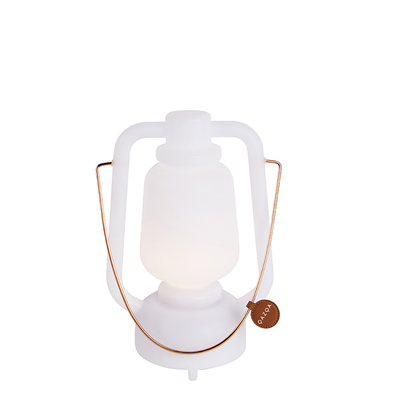 Lampada da tavolo bianca IP44 con altoparlante Bluetooth - STORM Music