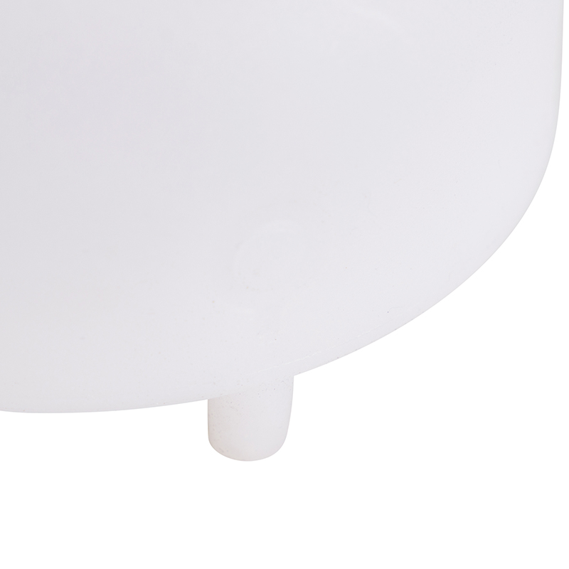 Tischleuchte weiß IP44 inkl. Bluetooth Lautsprecher - Storm Music