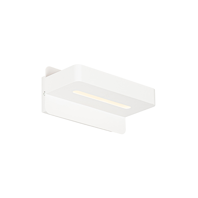 Moderne wandlamp wit incl. LED met USB - Ted