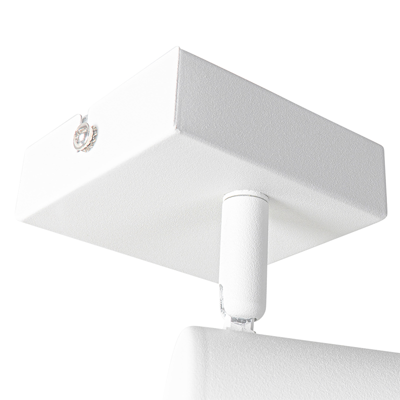 spot moderne blanc orientable carré - jeana