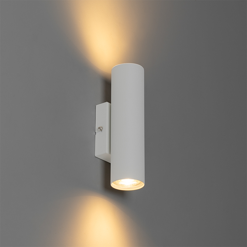 Moderne wandlamp wit 2-lichts - Jeana Moderne wandlamp wit 2-lichts - Jeana