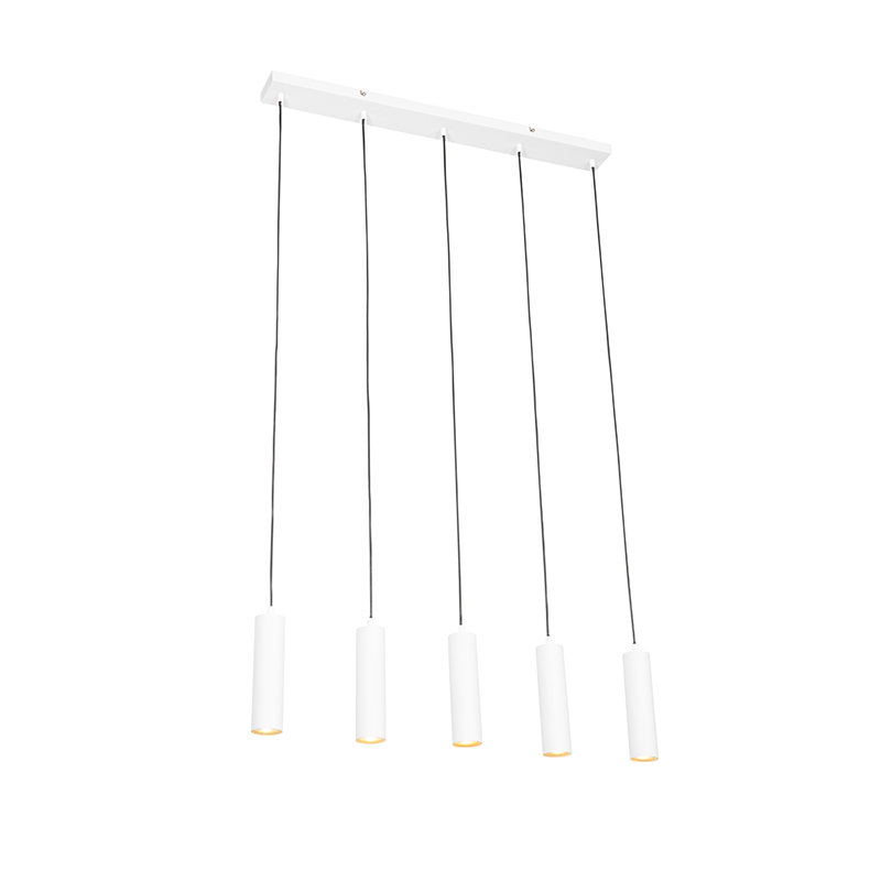 Moderne hanglamp wit 5-lichts - Jeana