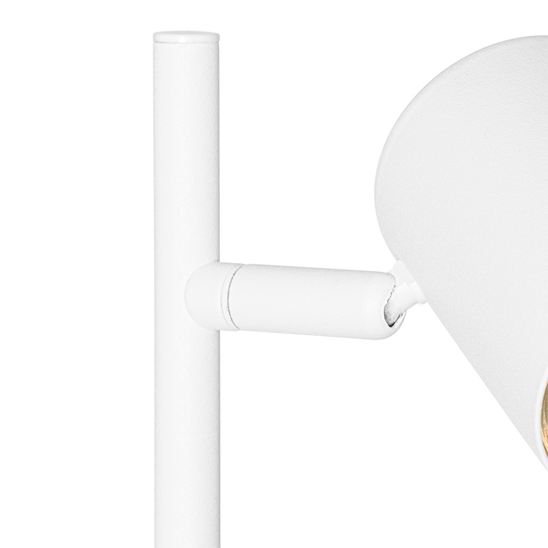 Lampada da terra moderna bianca 3 luci - Jeana