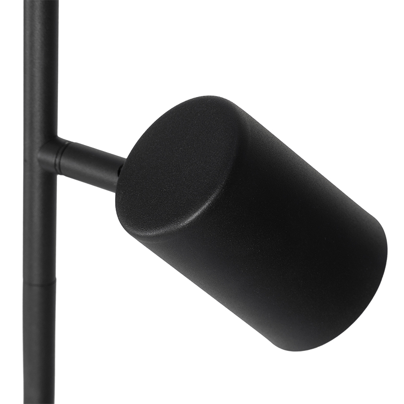 lampadaire moderne noir 3 lumières - jeana