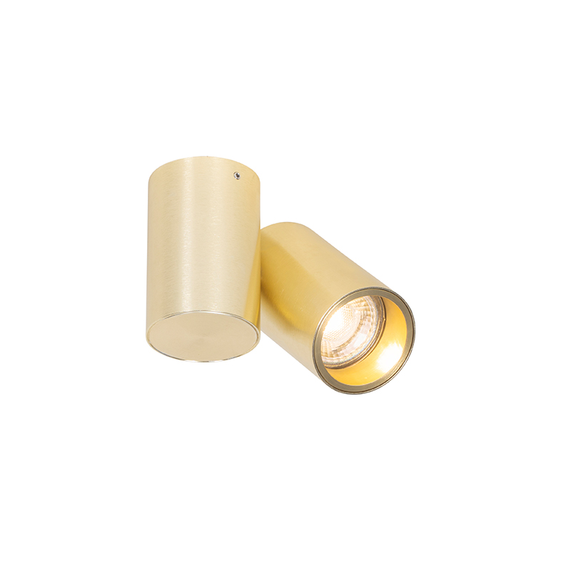 Dizajnové bodové svetlo mosadzné nastaviteľné - Michael