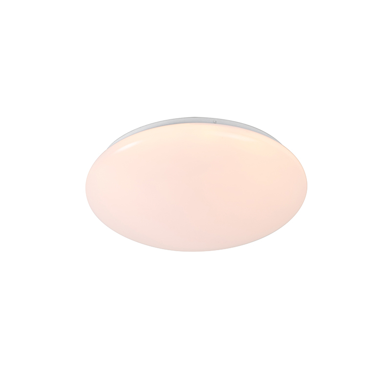 Stropné svietidlo biele 33 cm vrátane LED a stmievača s diaľkovým ovládaním - Iene