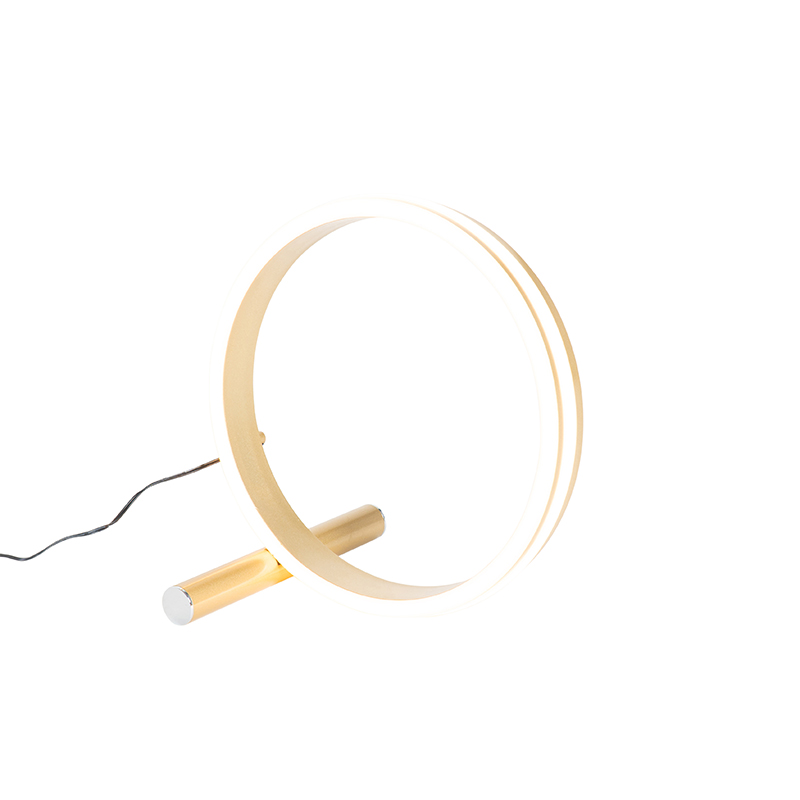 Dizajnová stolná lampa z mosadze vrátane LED 3-stupňovo stmievateľná - Navara Dizajnová stolná lampa z mosadze vrátane LED 3-stupňovo stmievateľná - Navara