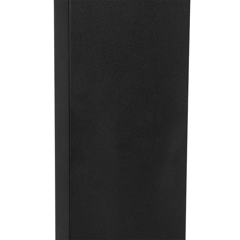 Lámpara de pie de exterior industrial negra IP44 - Femke