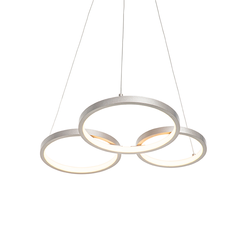 Lampe suspendue en acier avec LED 3-step dimmable 3-light - Rondas