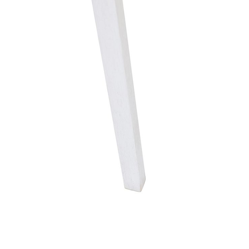 Treppiede moderno bianco con paralume in lino color tortora 45 cm - Tripod Classic