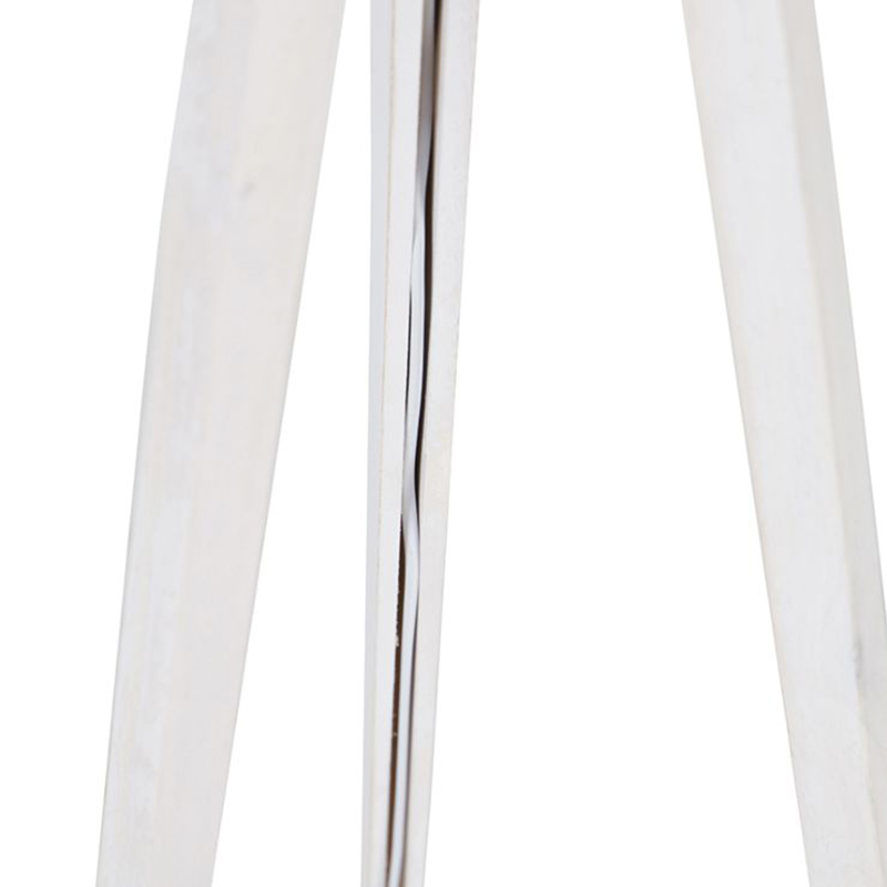 Modern Tripod White with Linen Lampshade Taupe 45 cm - Tripod Classic
