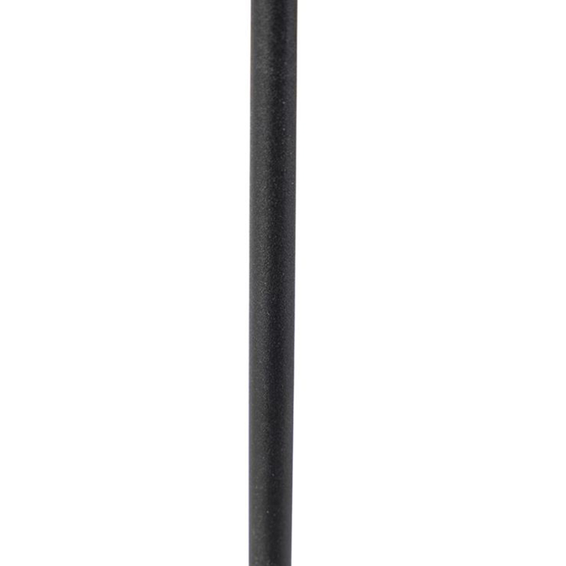 lampe à poser abat-jour velours noir design léopard 25 cm - parte