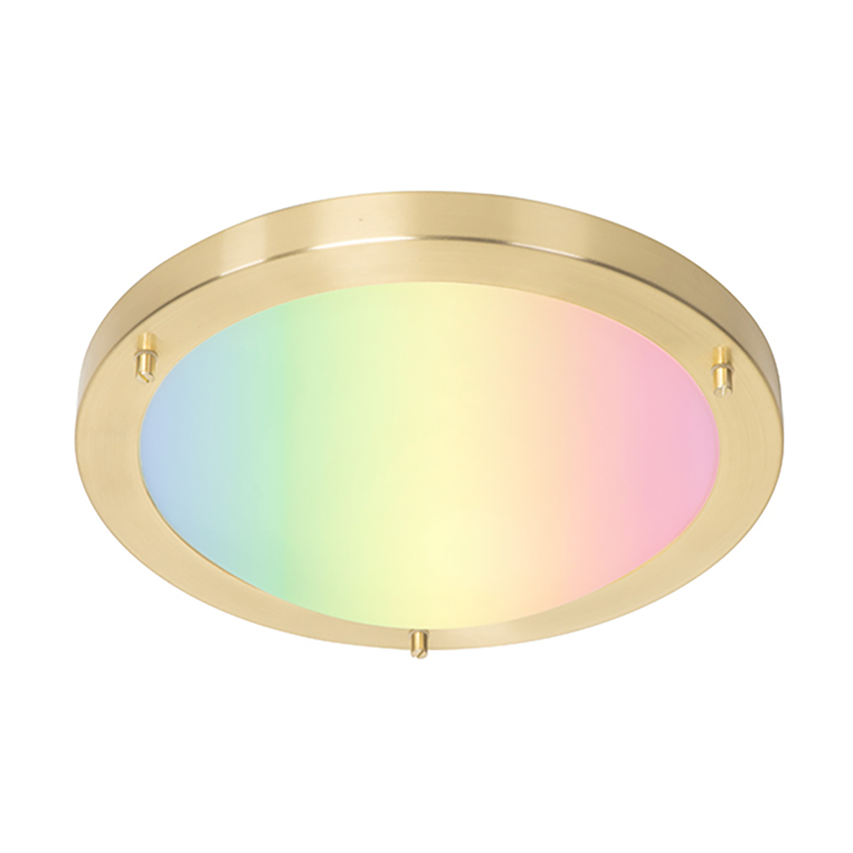 Inteligentné stropné svietidlo zlaté 31 cm IP44 vrátane Wifi A60 - Yuma