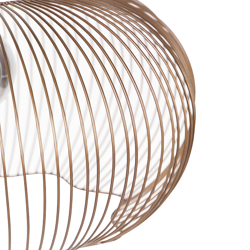 suspension industrielle cuivre 49 cm - finn