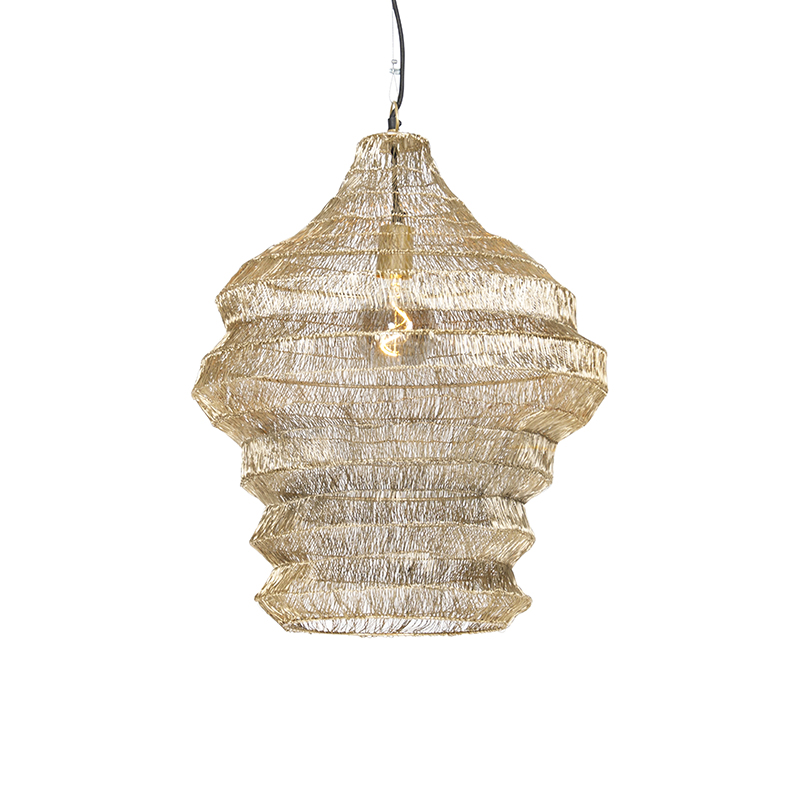 Oriental hanging lamp gold 45 cm x 60 cm - Vadi