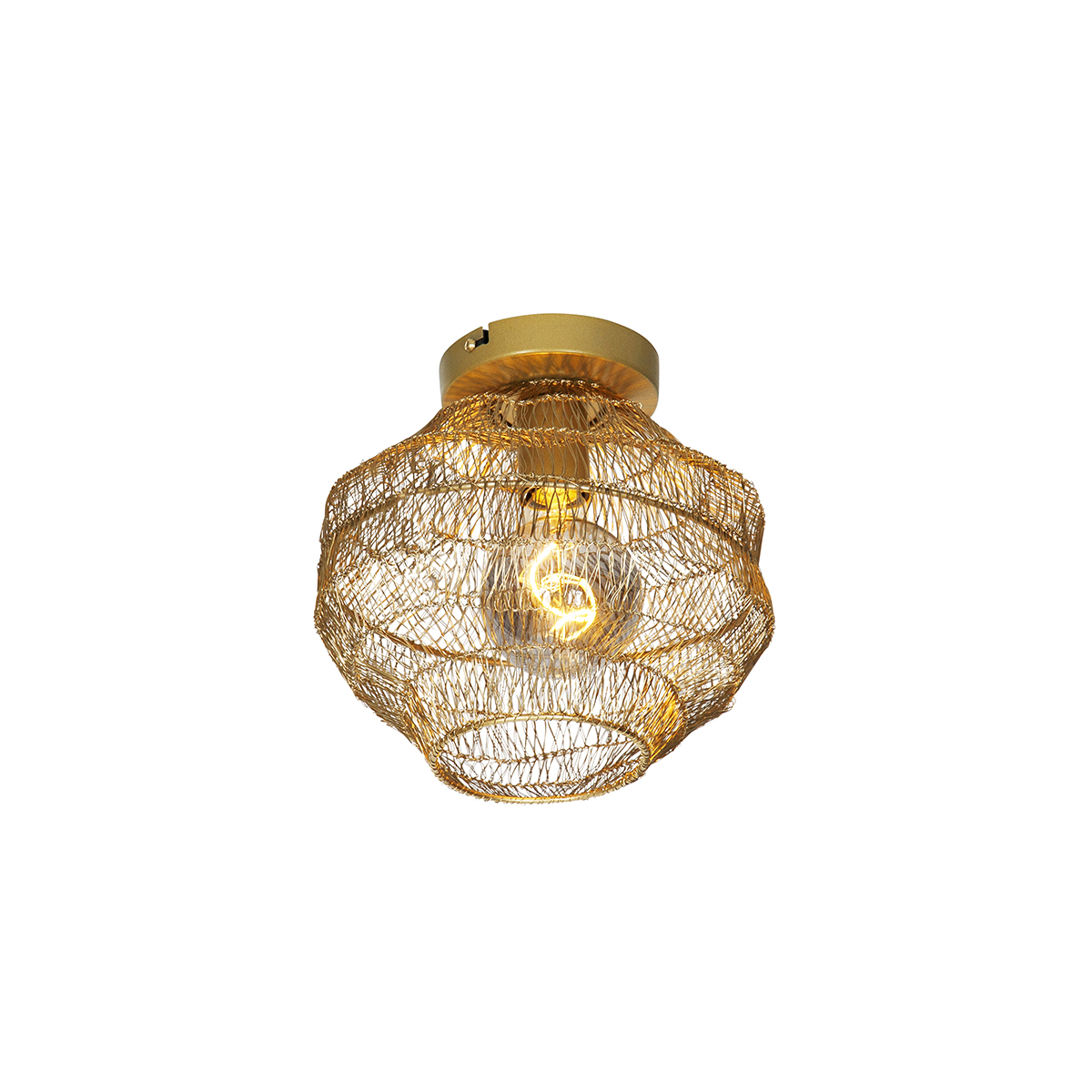 Image of Orientalische Deckenlampe Gold 25 cm - Vadi