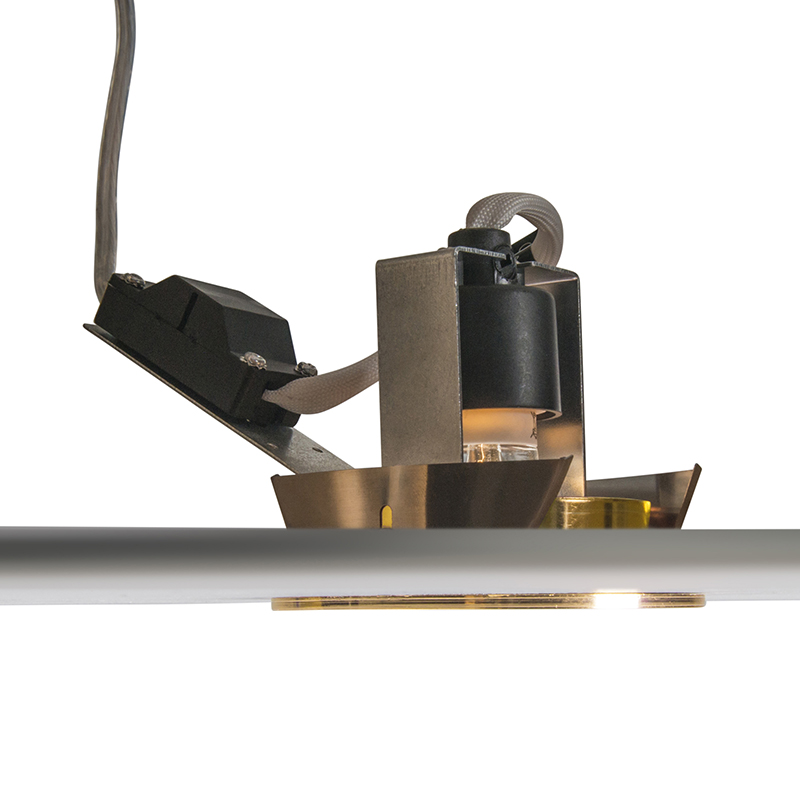 Set Of 10 Recessed Spots Gold Tiltable - Cisco 8 Set of 10 recessed spots gold tiltable - Cisco