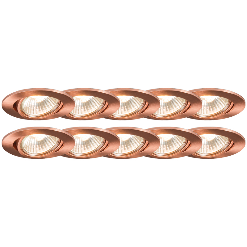 Sada 10 zapustených reflektorov medených naklápateľných - Cisco