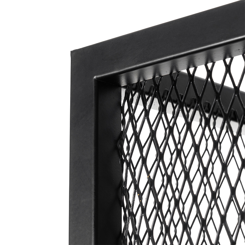 applique industrielle noire - cage mesh